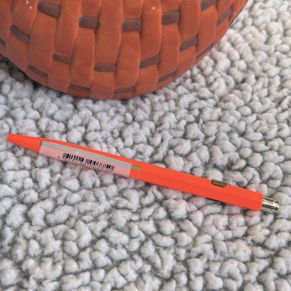 New Carand'Ache Metal Collection Orange Click System Classic Clip Ballpoint Pen! - Picture 4 of 8